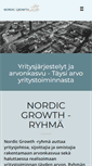 Mobile Screenshot of nordicgrowth.com